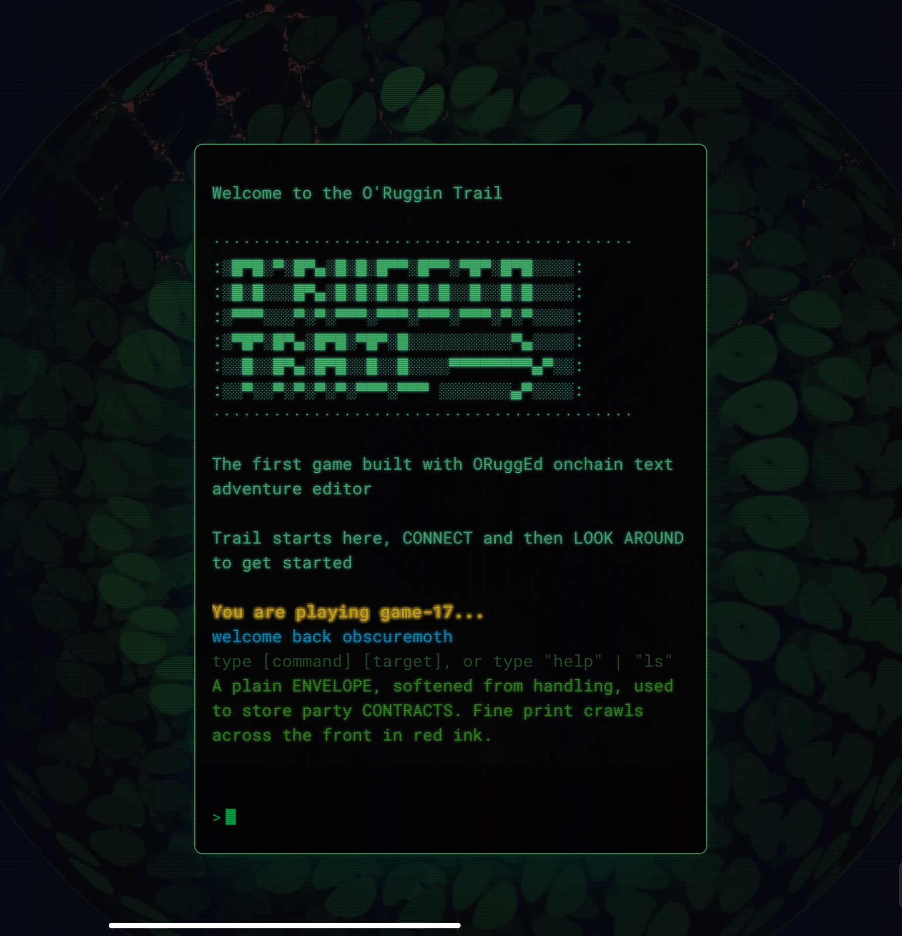 O'Ruggin Trail Screenshot 1